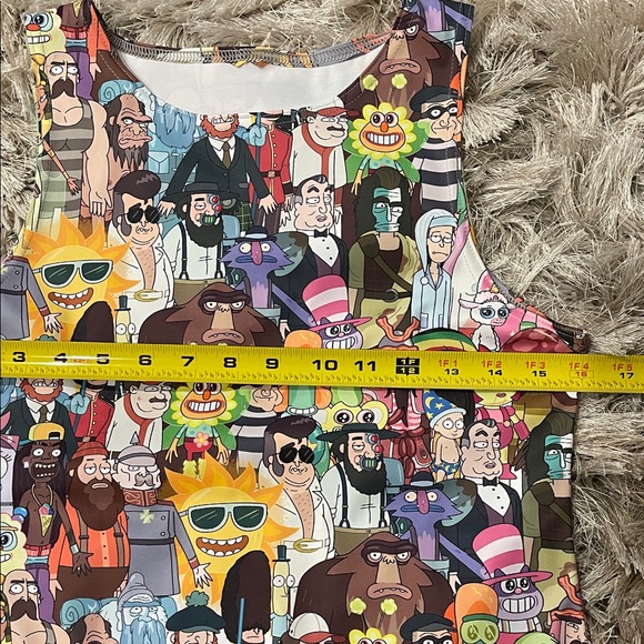 Blackmilk Rick and Morty swim dress - Picture 2 of 6